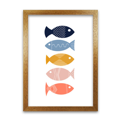 Scandi Mid Mod Fish Original Oak Grain