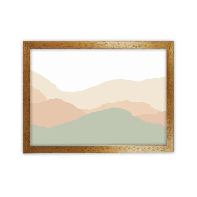 Abstract Landscape Light print Oak Grain