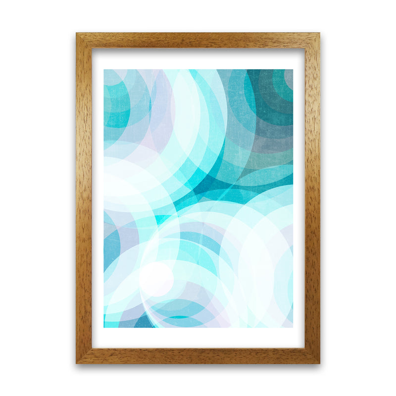 Colorful Purple and Blue Abstract Oak Grain