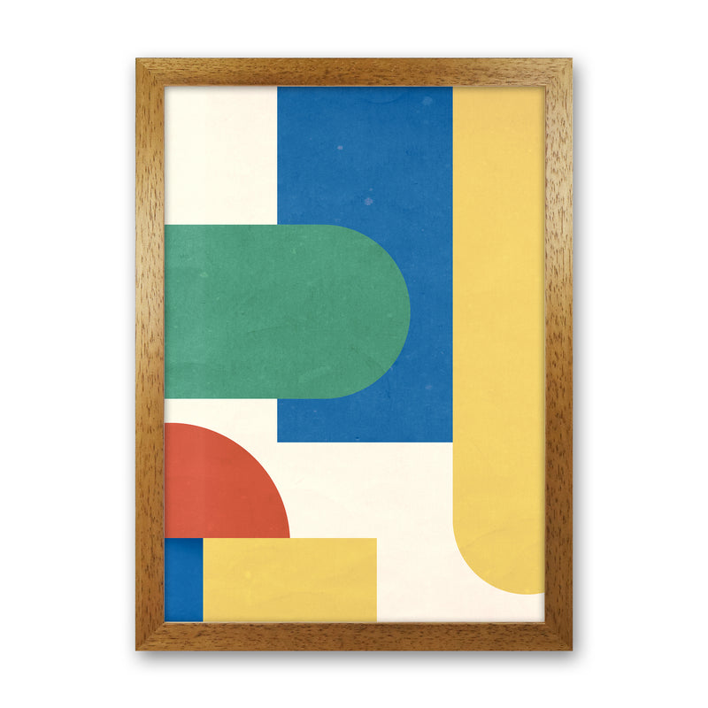 Abstract Pair Left Original B Oak Grain