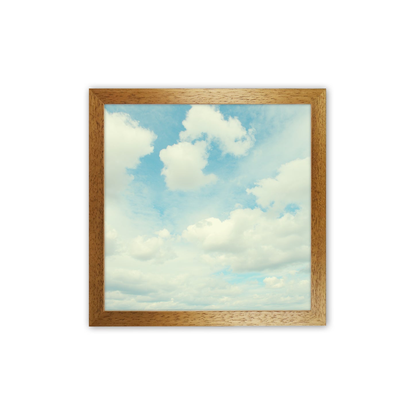 Square Cloud Art Print A Oak Grain