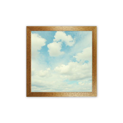 Square Cloud Art Print A Oak Grain