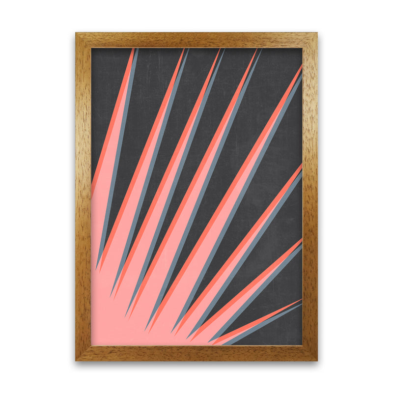 Abstract Colourful Print A Oak Grain