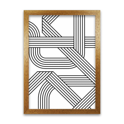 Black and White Geometric Patterns B Oak Grain