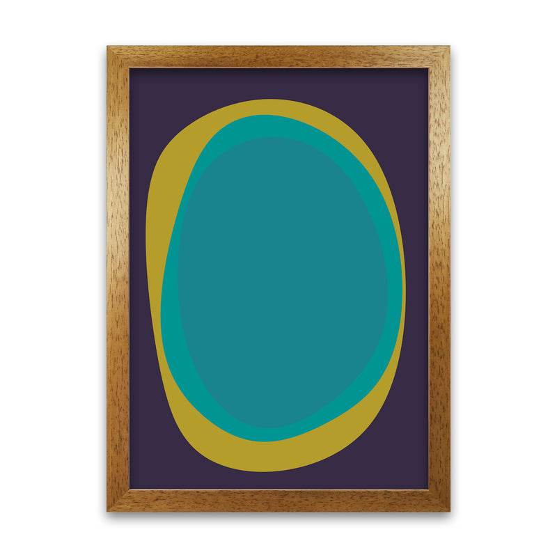 Colourful Bright Abstract Wall Art Print A Oak Grain