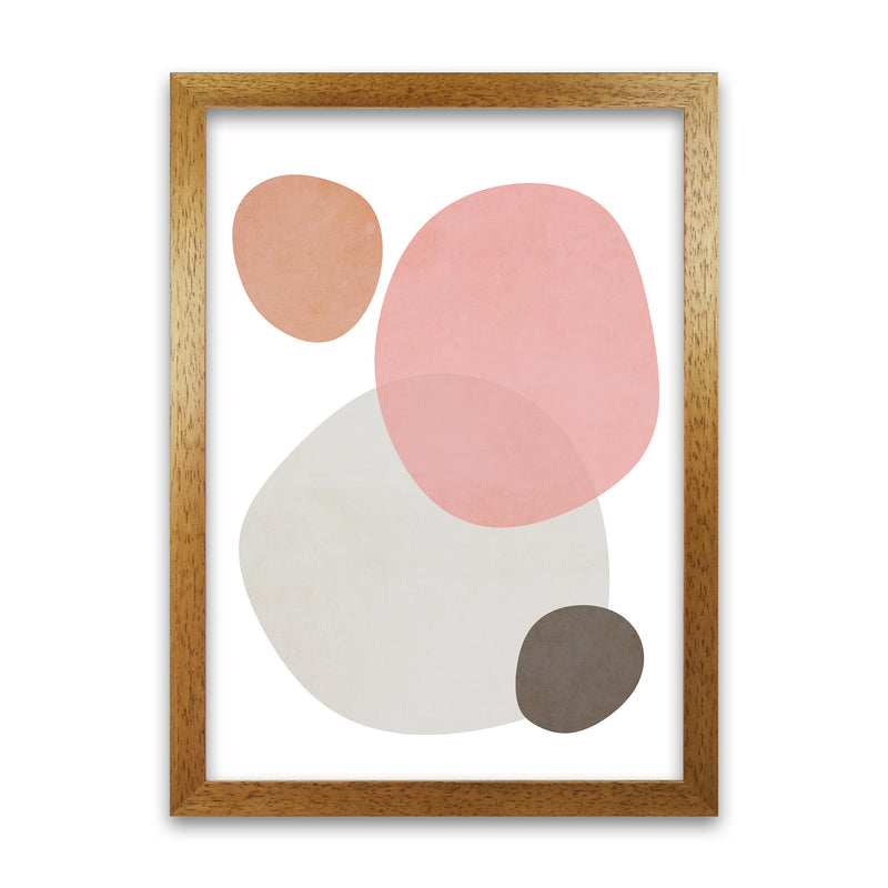 Pink and Grey Nursery Wall Art Print A Oak Grain