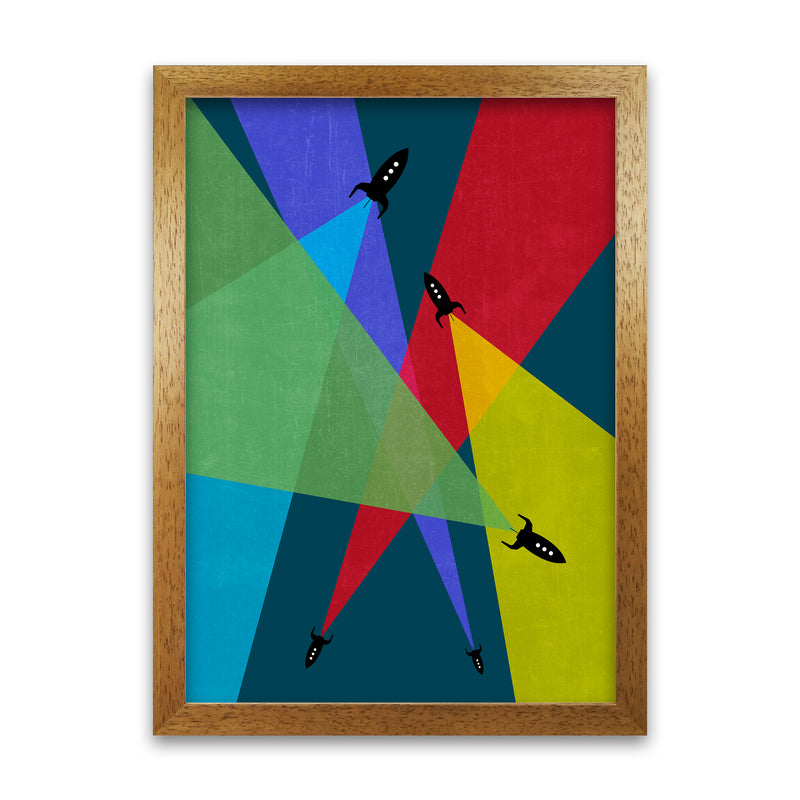 Rocket Bedroom Print B