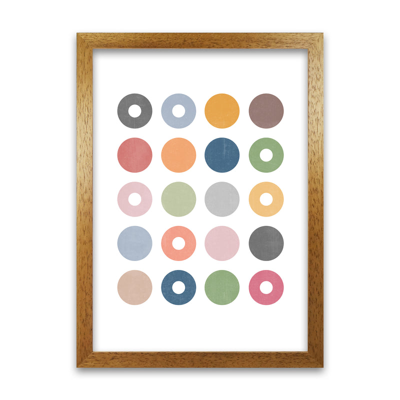 Scandinavian Art Print B Oak Grain