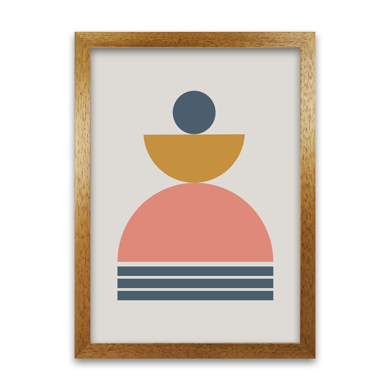 Mid Century Modern Prints on Grey C Oak Grain