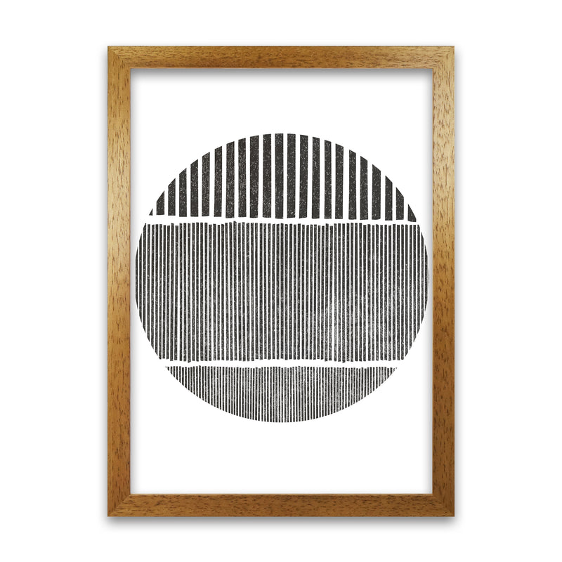 Black and White Lines in Oak Grain