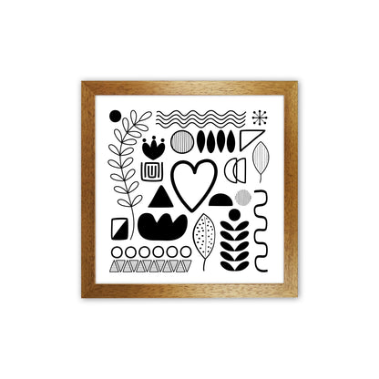 BW Scandi Shapes Square Original Oak Grain