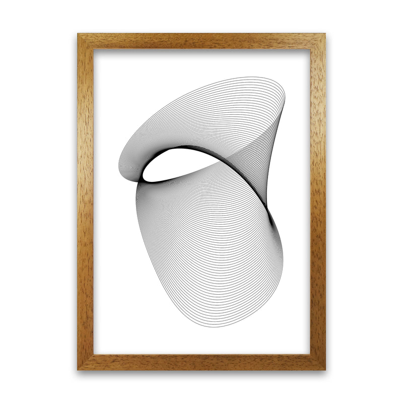 Geometric Modern Art Original Oak Grain