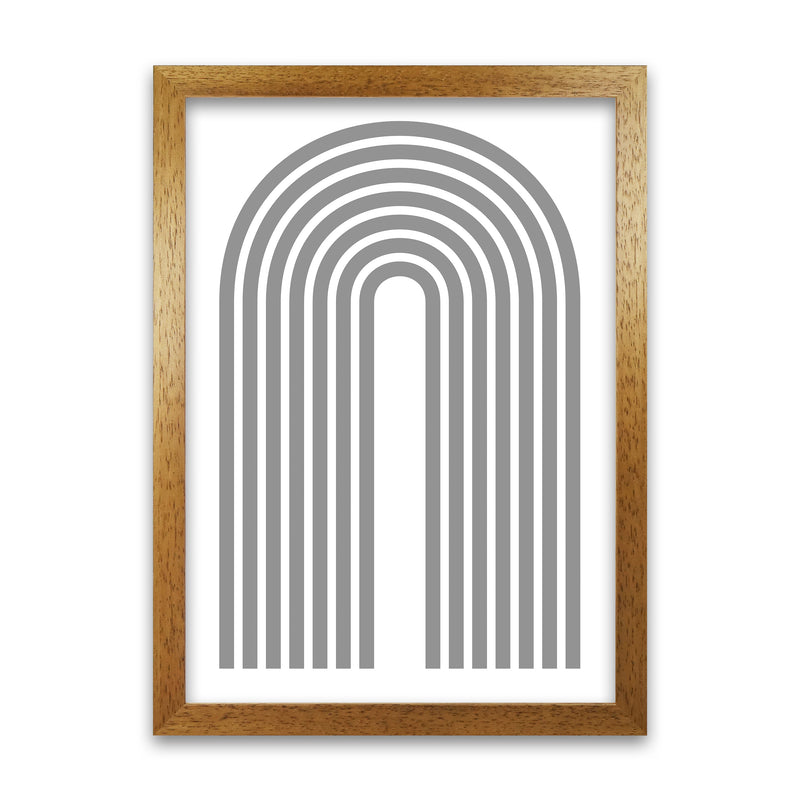 Grey Modern Rainbow Original Oak Grain