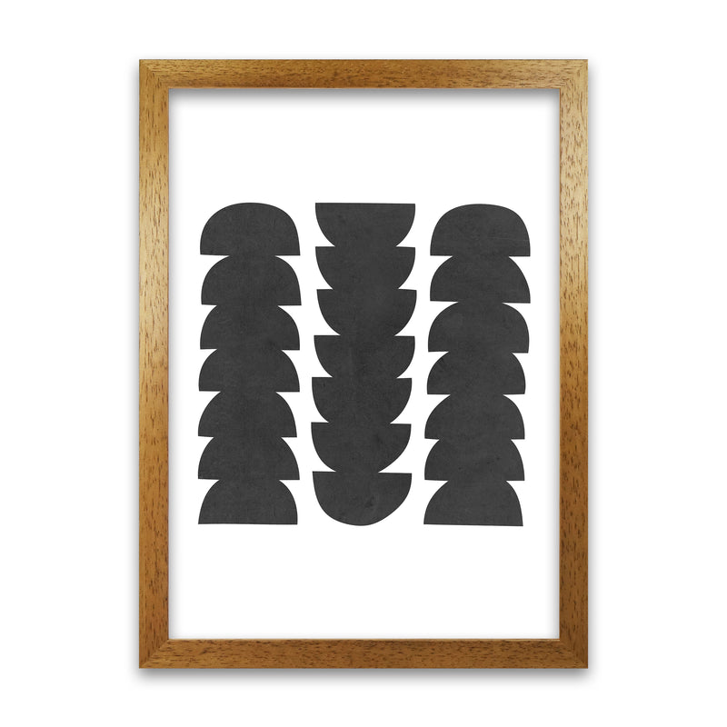 Mid Century Modern Abstract Grunge Oak Grain