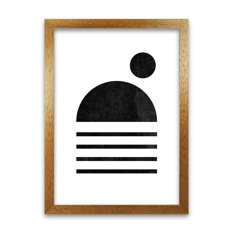 Mid Century with Black Dot Oak Grain