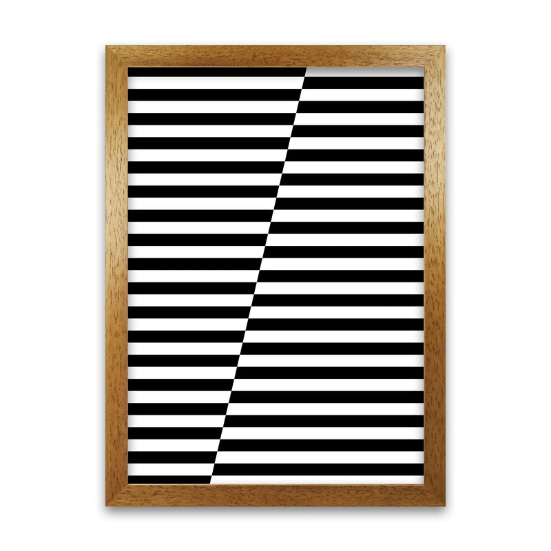 Black and White Stripe ALT Oak Grain