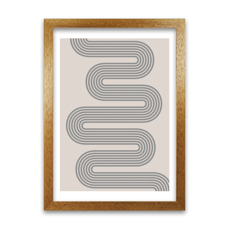 Twisty Lines Neutral Original Oak Grain