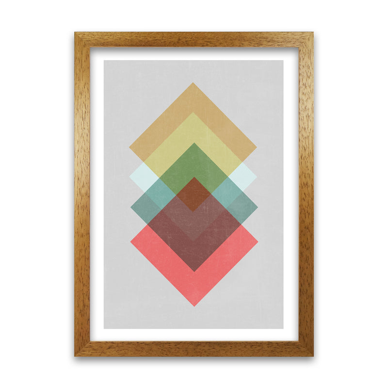Mid Century Shapes in Scandi Colours B Oak Grain