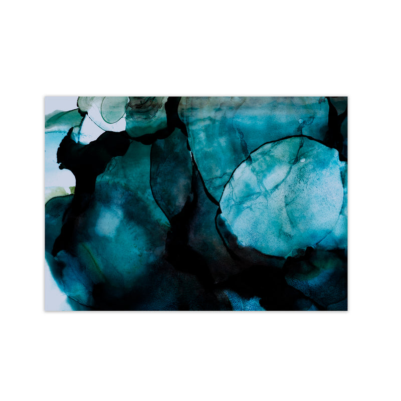 Dark Blue Watercolor Original Print Only