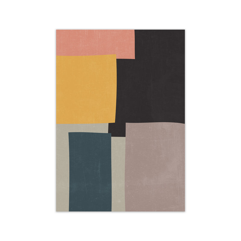 Abstract Block Art Original Print Only