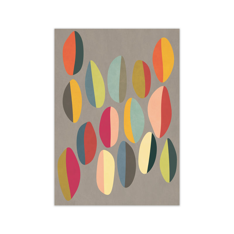 Mid Century Half Pebbles Original Print Only