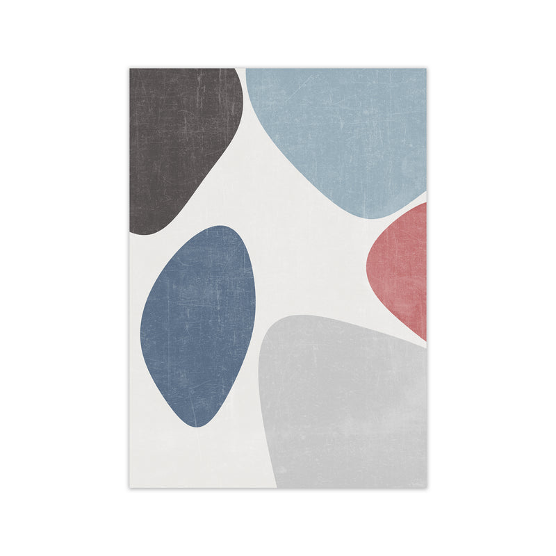 Blues Abstract Wall Art Original Print Only