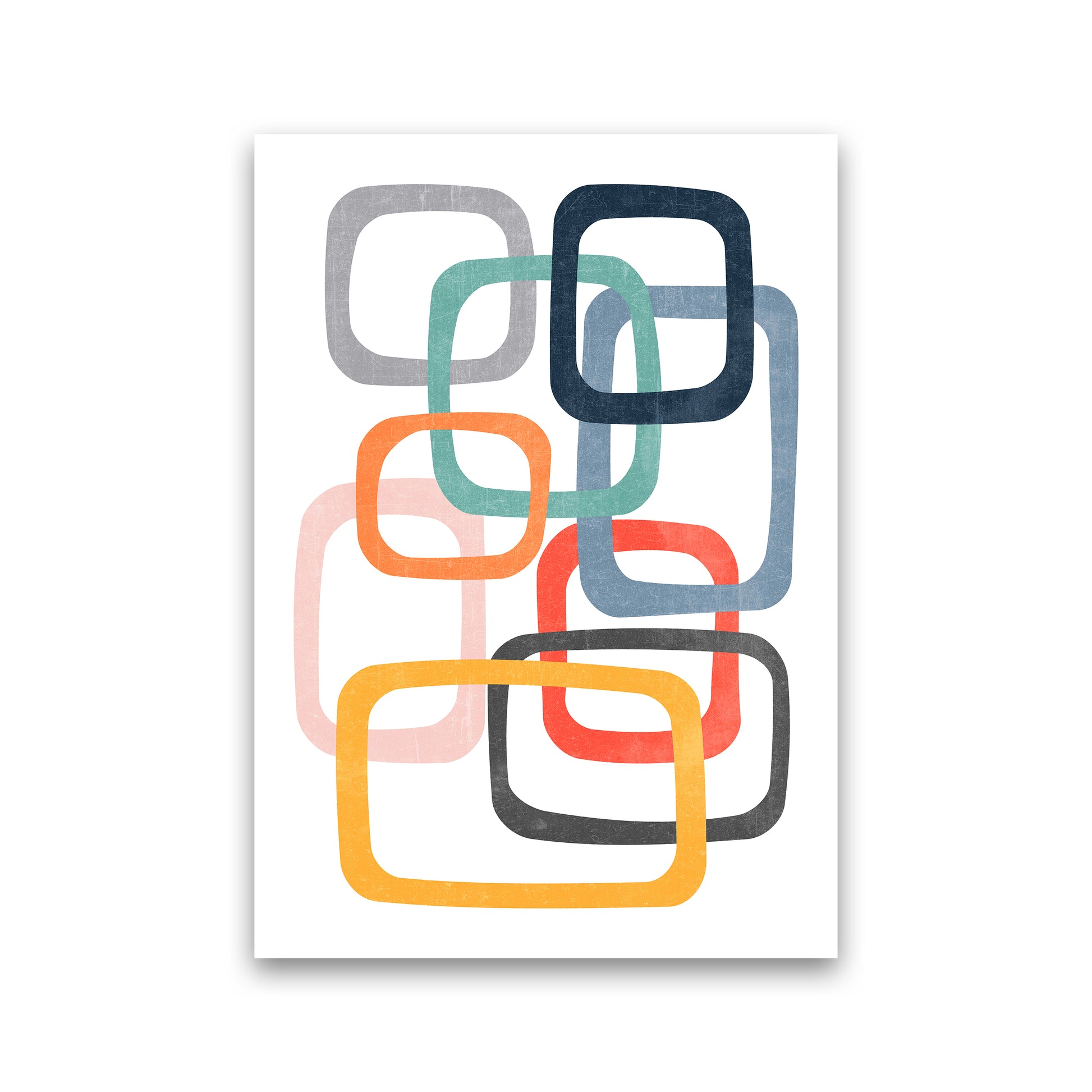 Abstract Mid Modern Pair A Print Only