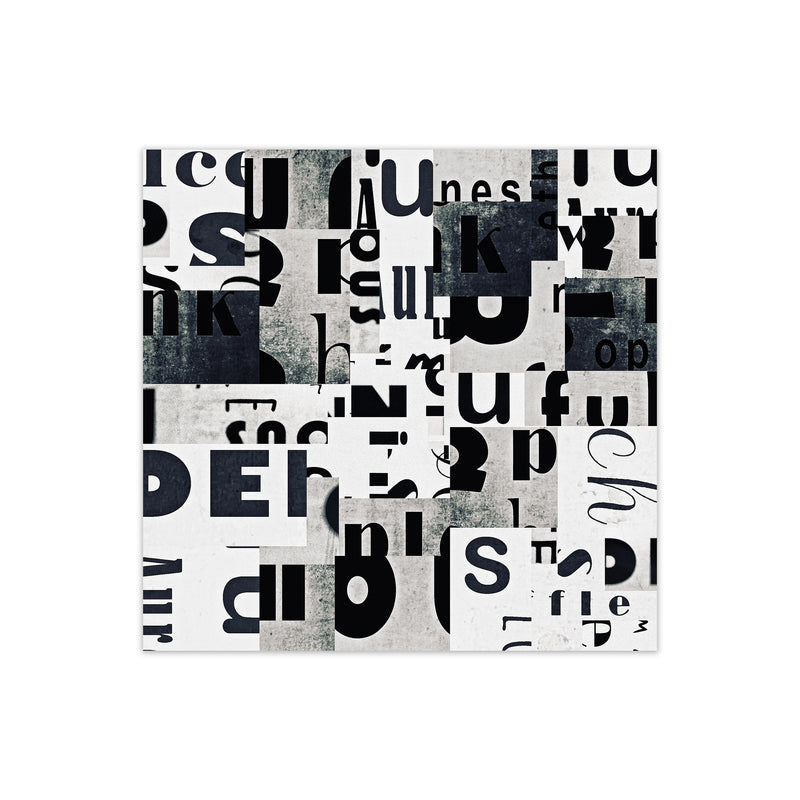 Black and White Typography Pair B Original Print Only