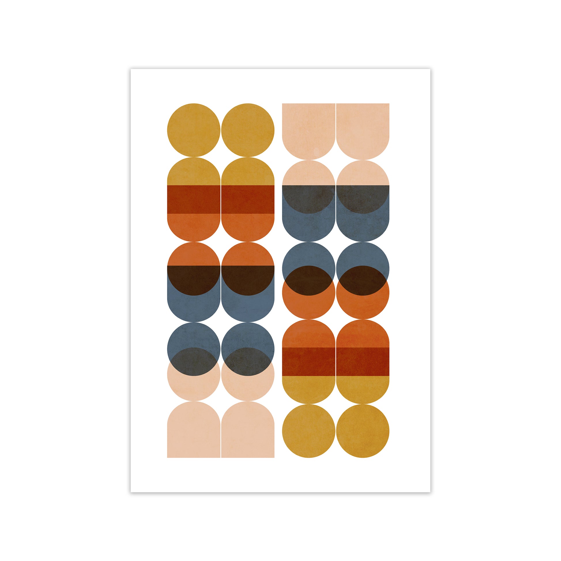Mid Century Modern Set of 2 B Original Print Only