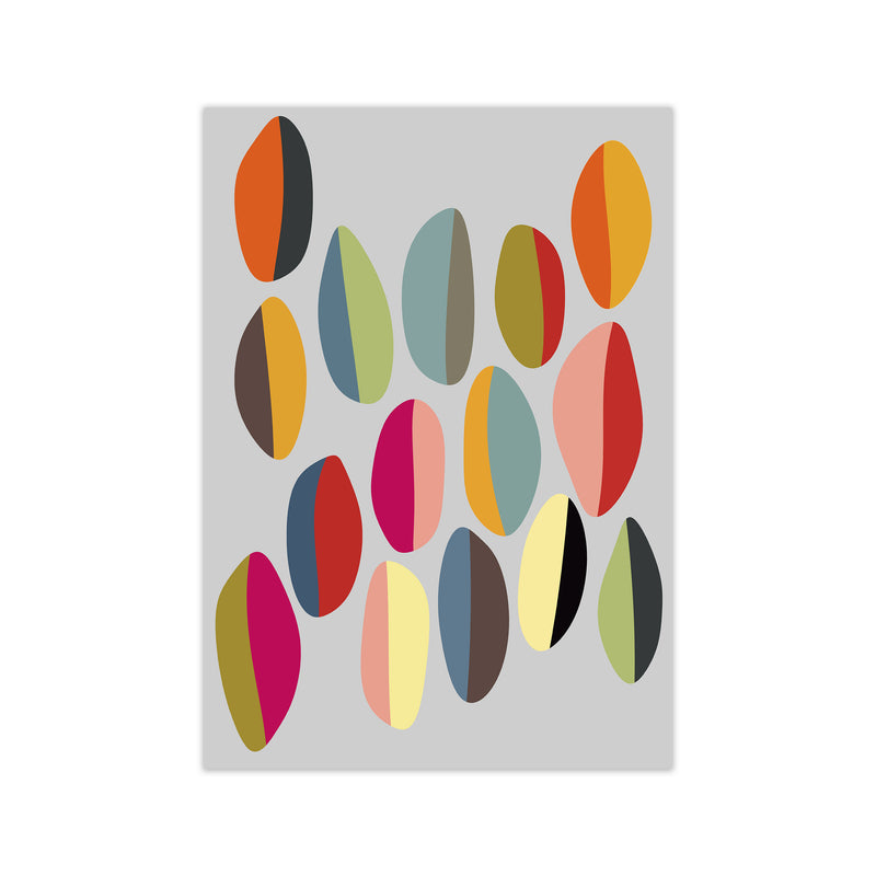 Mid Century Half Pebbles Pair Two B Print Only