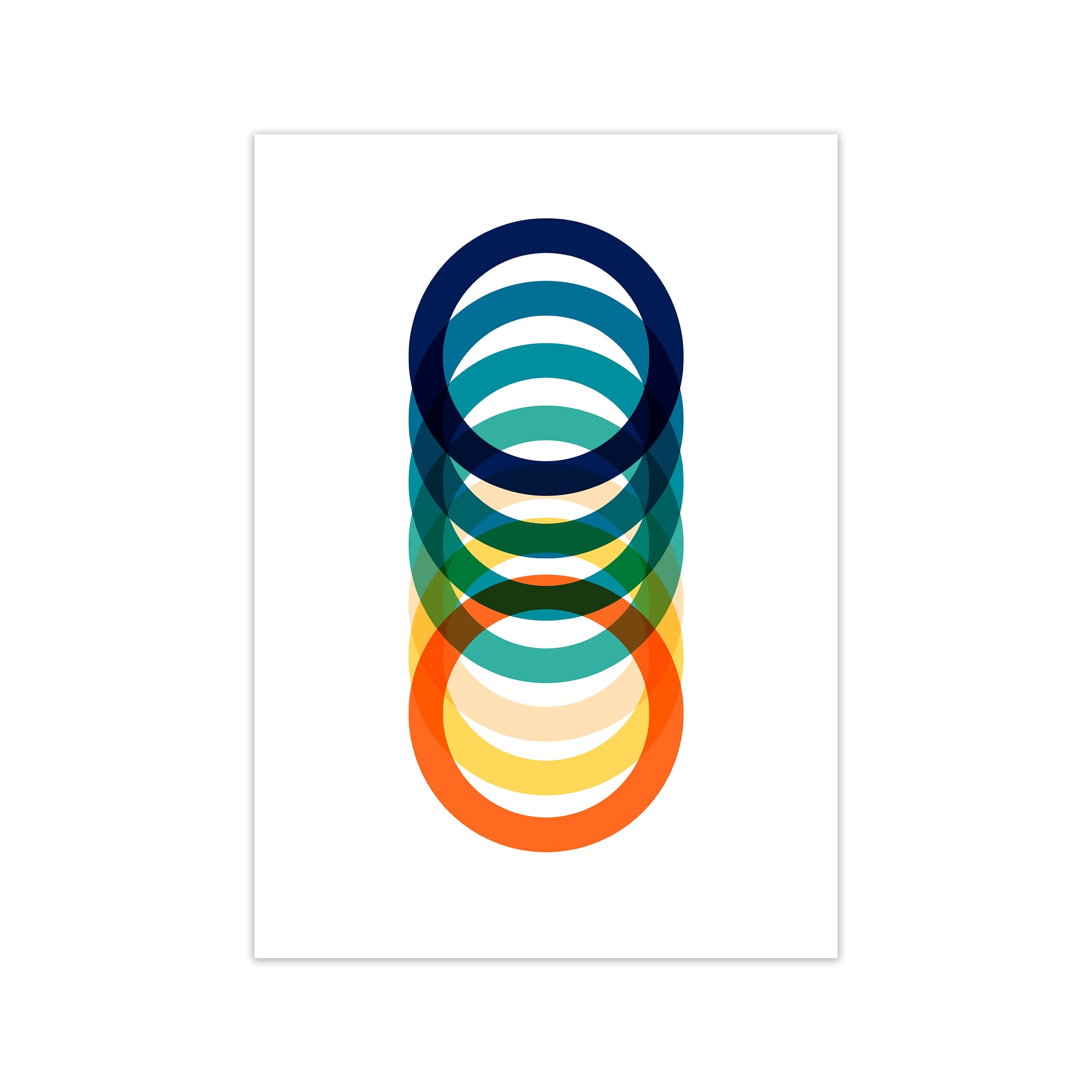 Mid Century Rings A Print Only