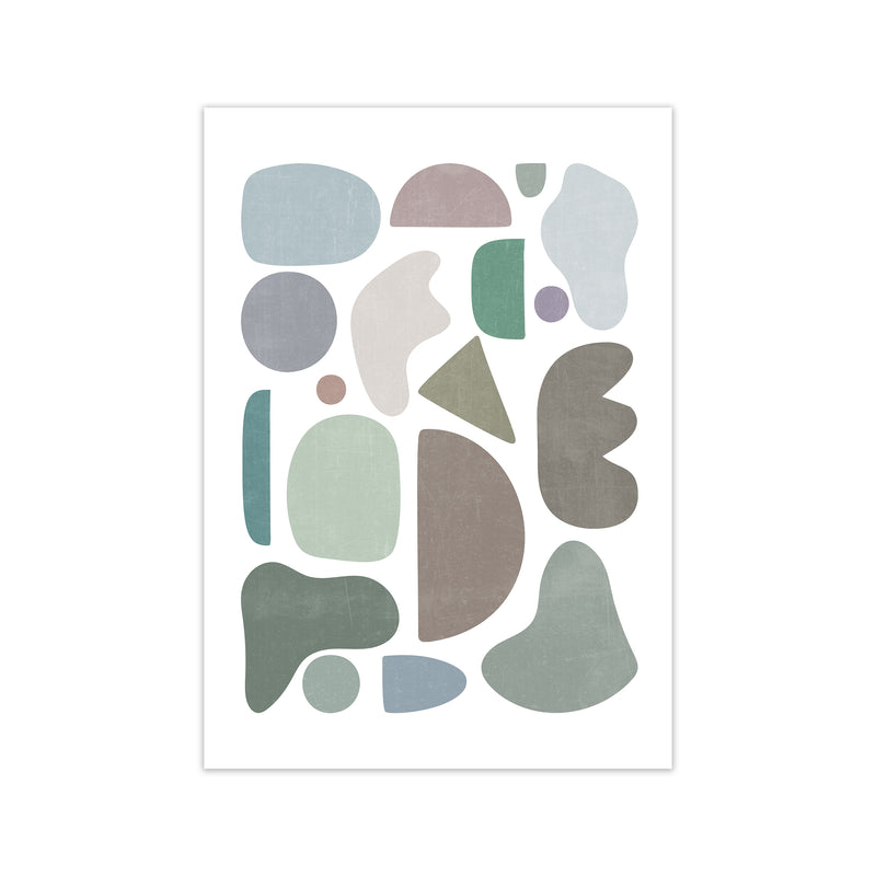 Abstract Terrazzo Shapes A Print Only