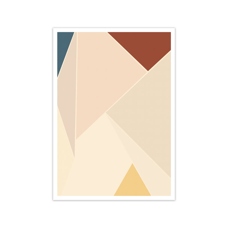 Colour Block Mid Century Art Print A Print Only