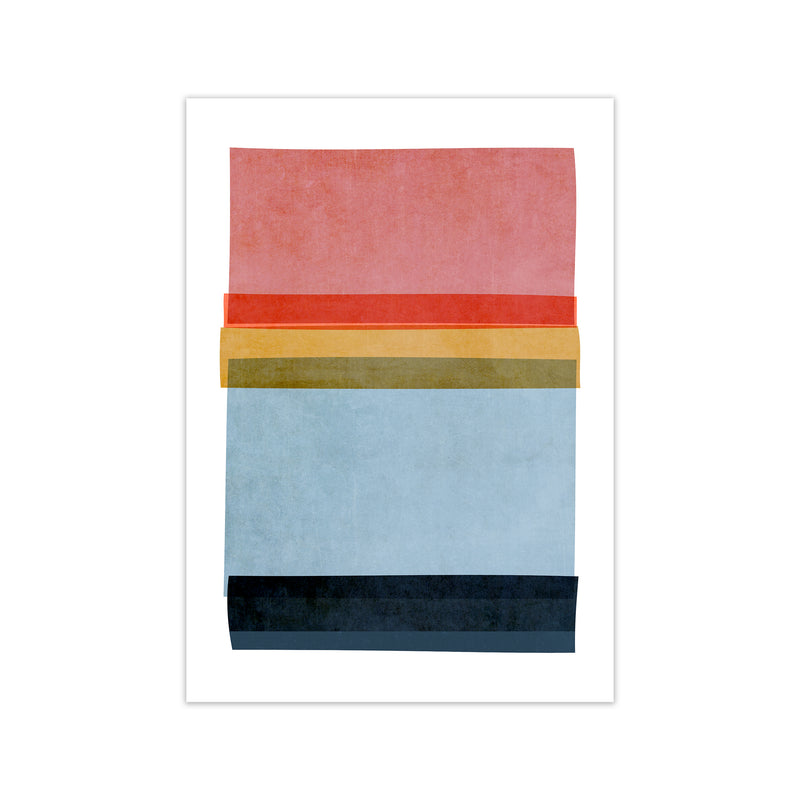 Colourful Abstract Shapes Wall Art B Print Only