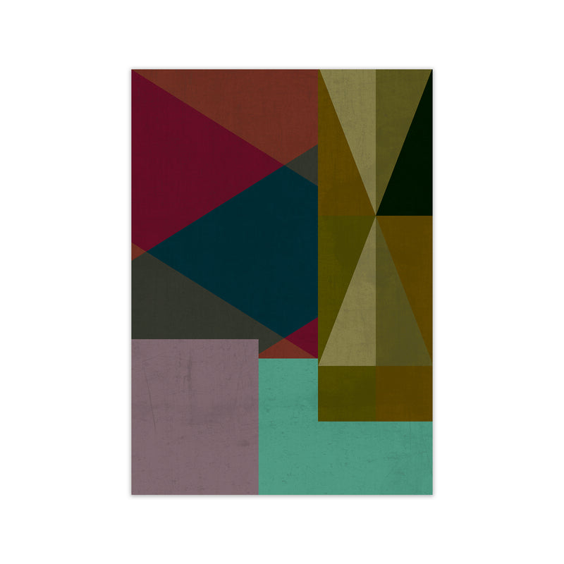 Dark Colourful Abstract Print A Print Only