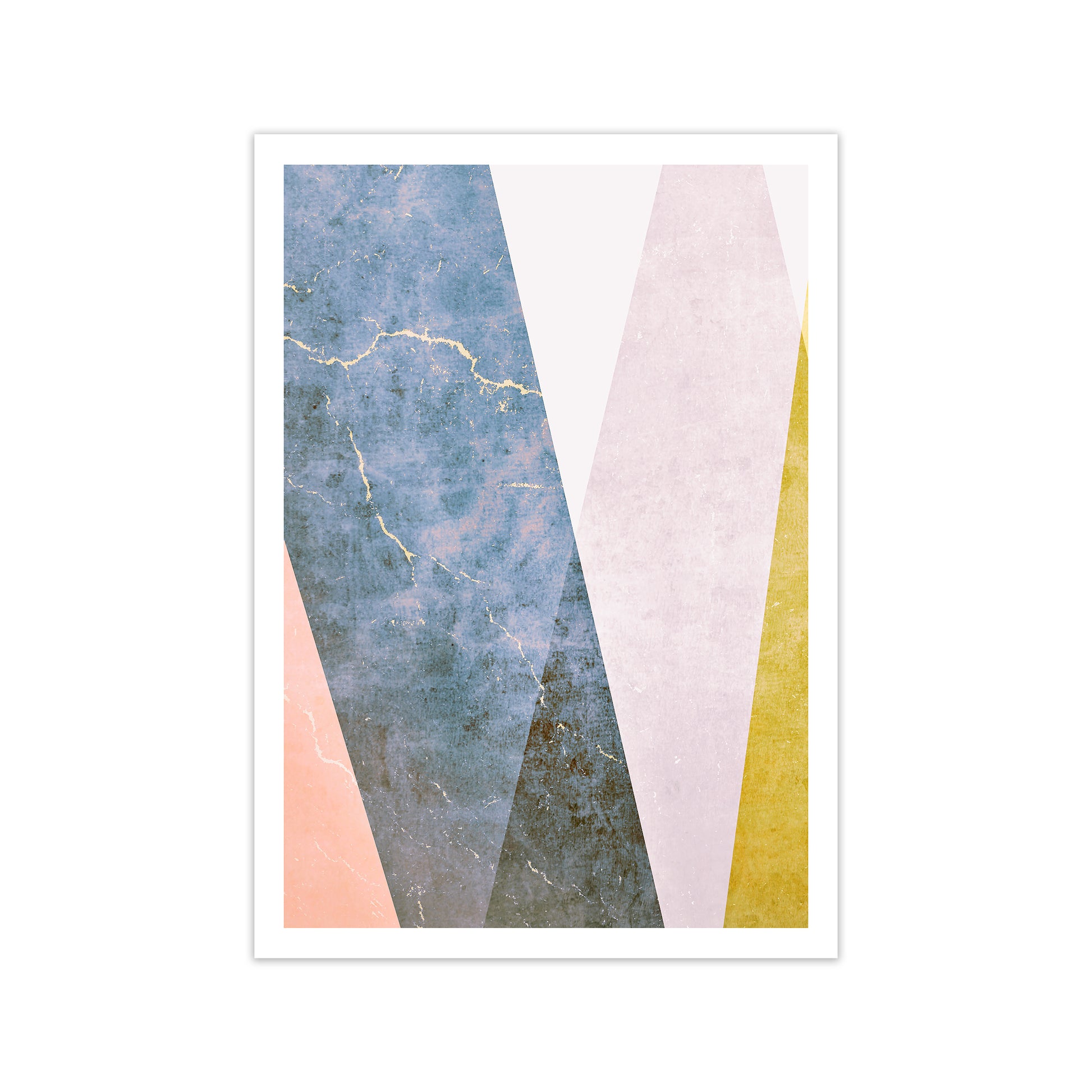 Grunge Colour Print A Print Only