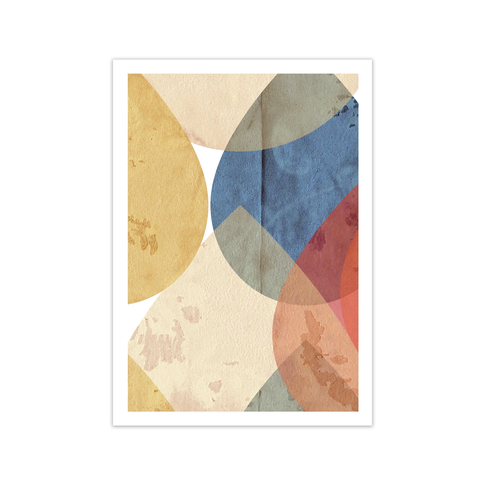 Grunge Colour Print B Print Only