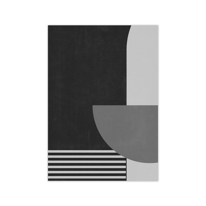 Mid Century Black and White Print B Print Only