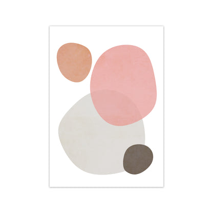 Pink and Grey Nursery Wall Art Print A Print Only