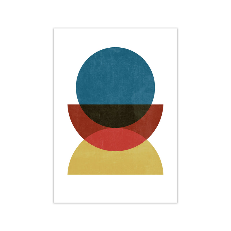 Rainbow Mid Century Print A A1 Print Only
