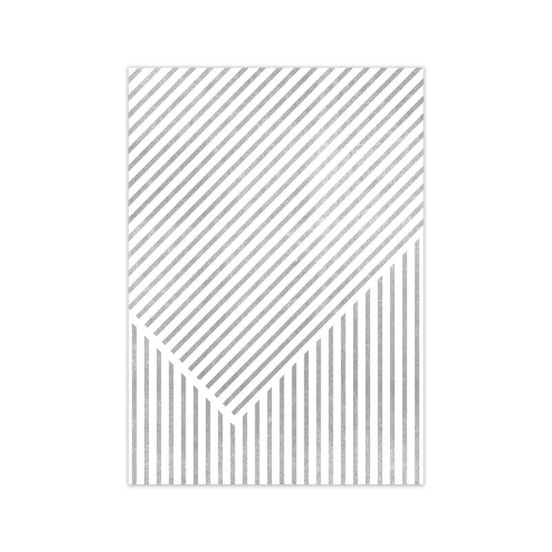 Mid Century Texture Lines A Print Only