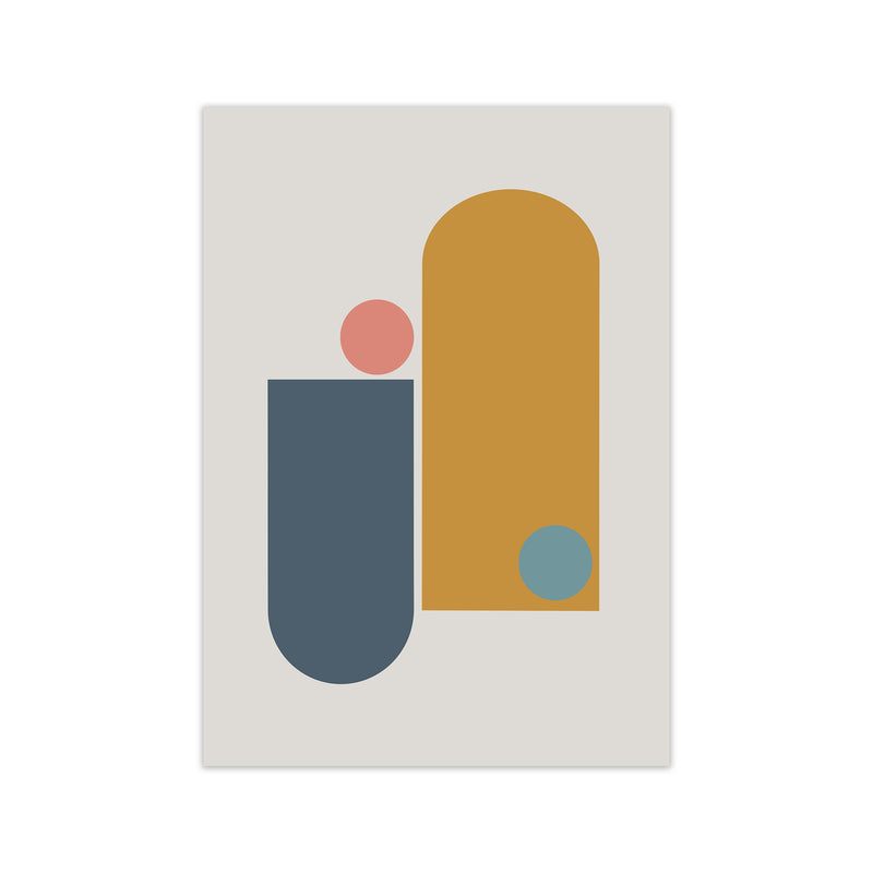 Mid Century Modern Prints on Grey D Print Only