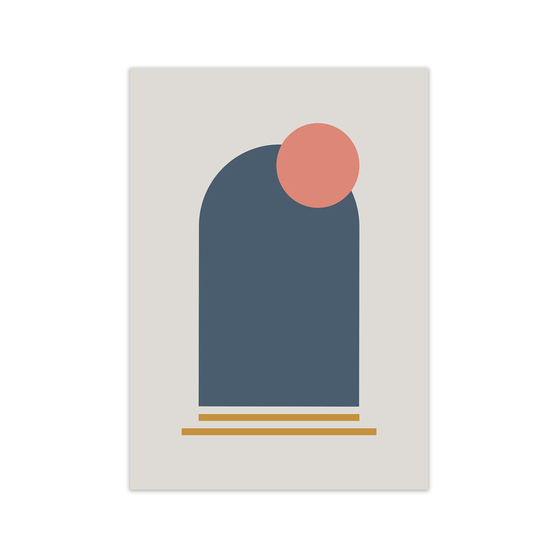 Mid Century Modern Prints on Grey F Print Only