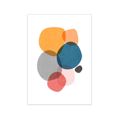 Mid Mod Abstract Shapes E Print Only
