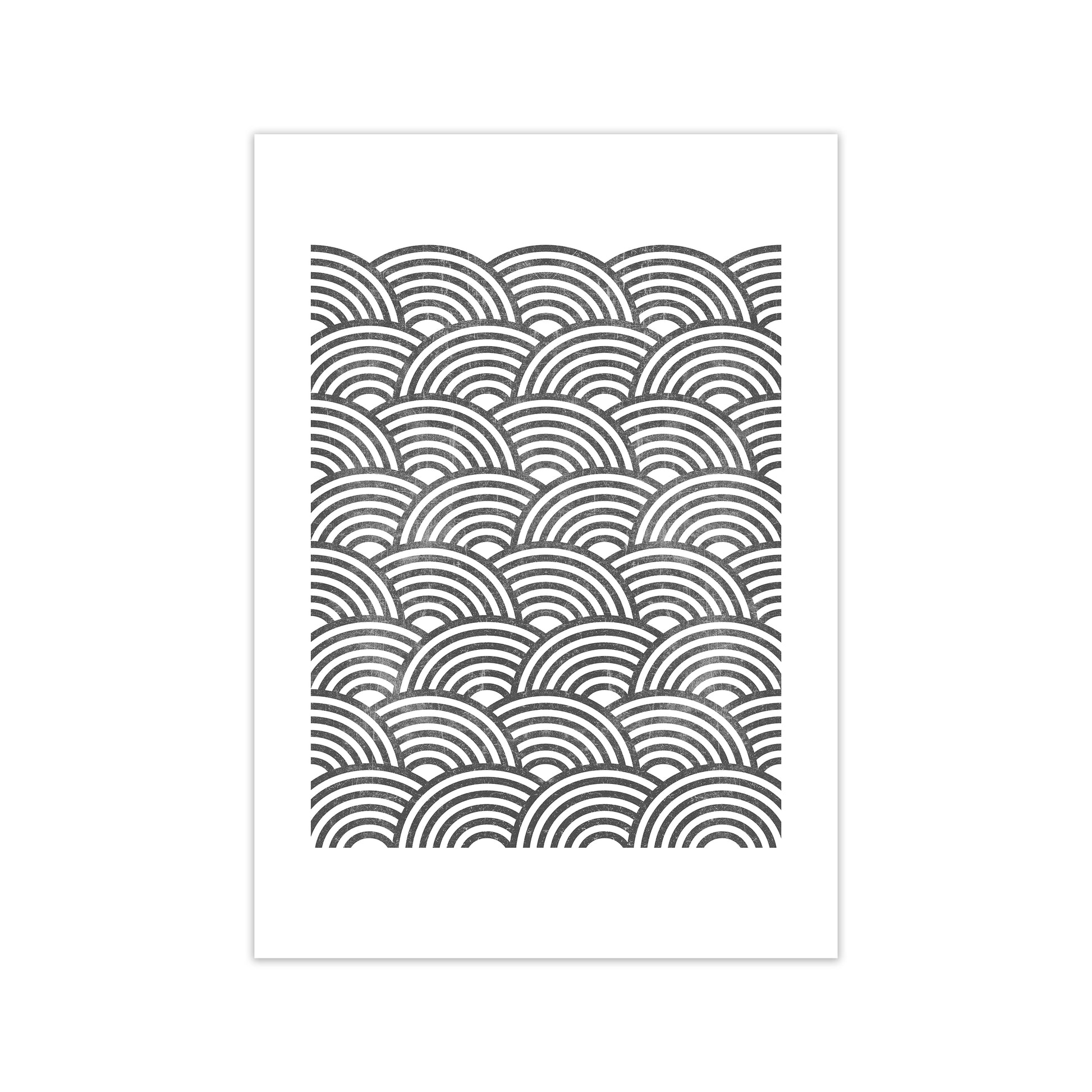 Art Deco Grunge Original Print Only
