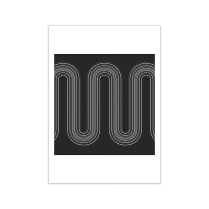 Black and White Line Art Print Only