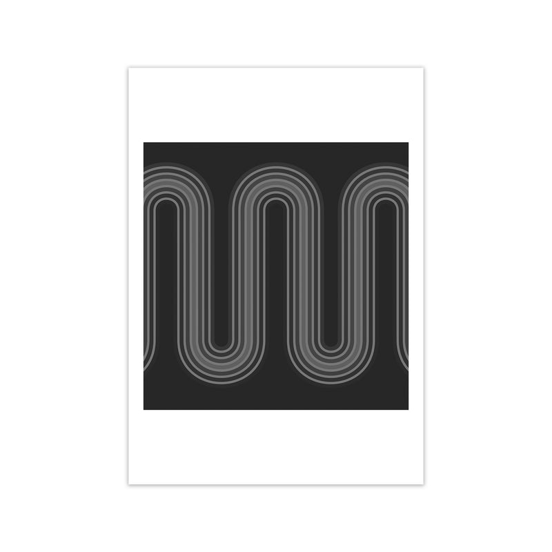 Black and White Line Art Print Only