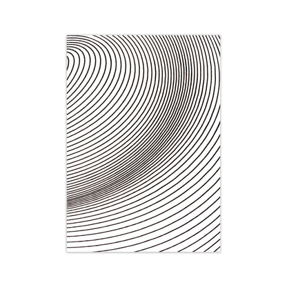 Black and White Line Drawing Print Only