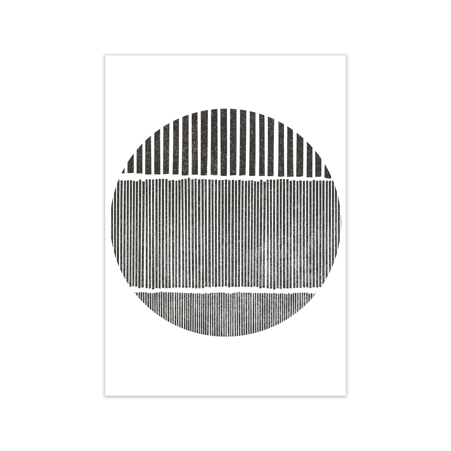 Black and White Lines in Print Only