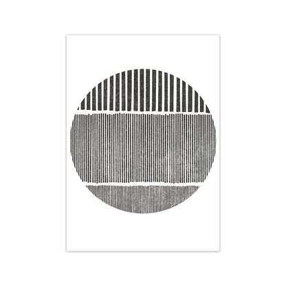 Black and White Lines in Print Only